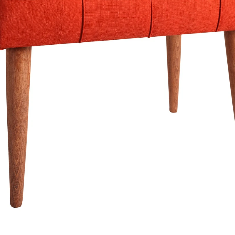 Pouf New Cool rosu-caramiziu, stil modern, confort sporit [4]