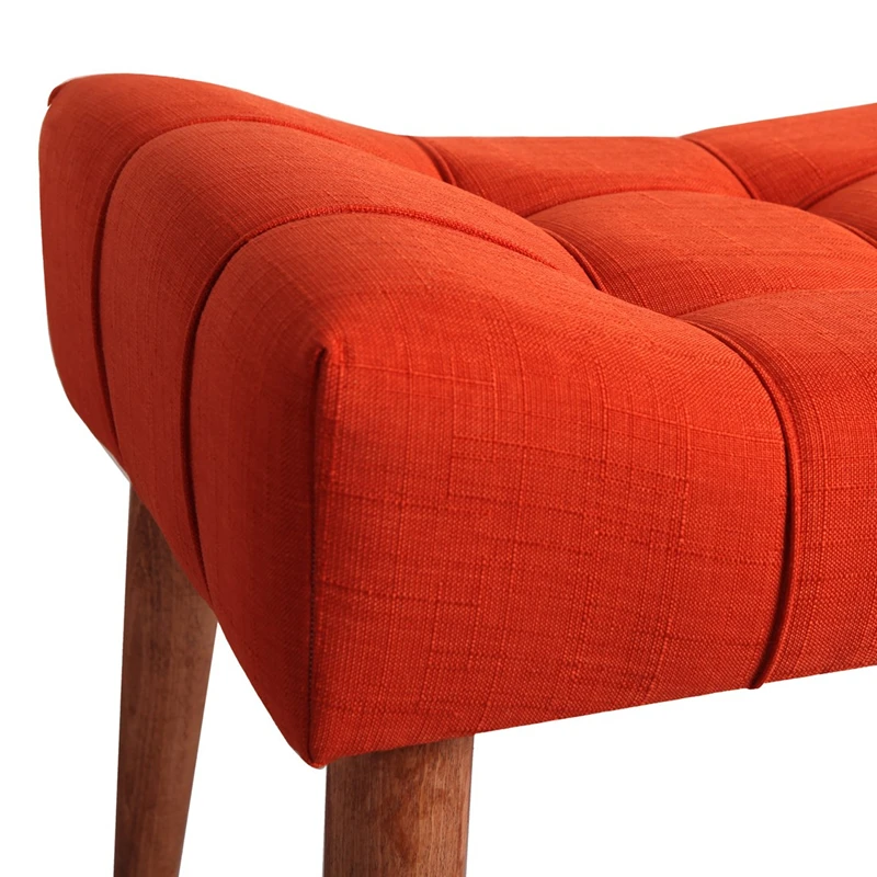 Pouf New Cool rosu-caramiziu, stil modern, confort sporit [5]