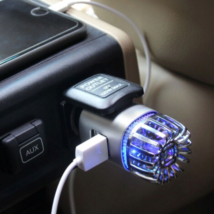 Purificator auto cu incarcator dual port USB [3]