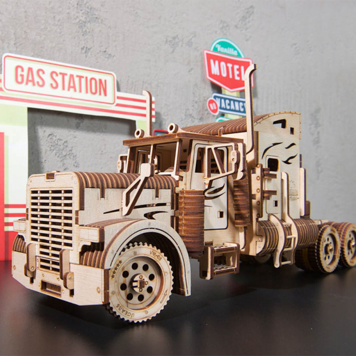 Puzzle 3D Camion VM-03 din lemn Ugears [2]