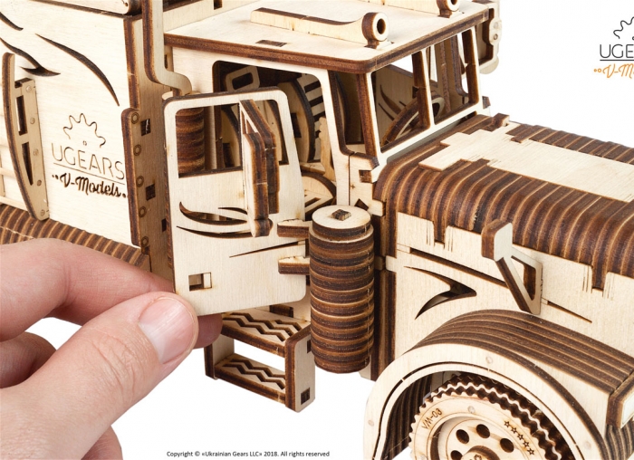 Puzzle 3D Camion VM-03 din lemn Ugears [15]