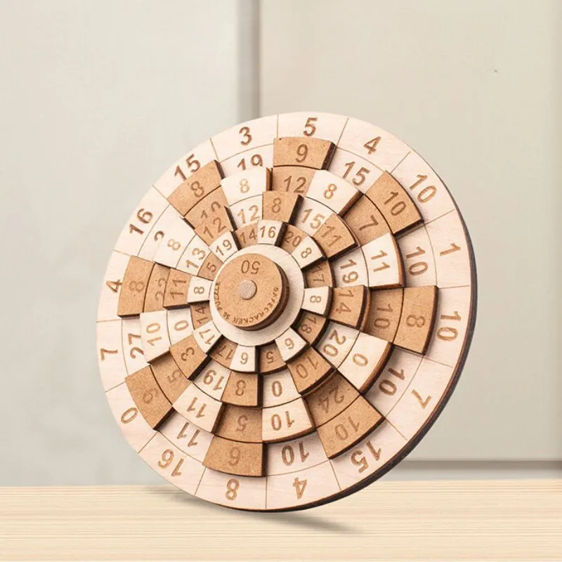 Puzzle 3D din lemn Matematica [2]