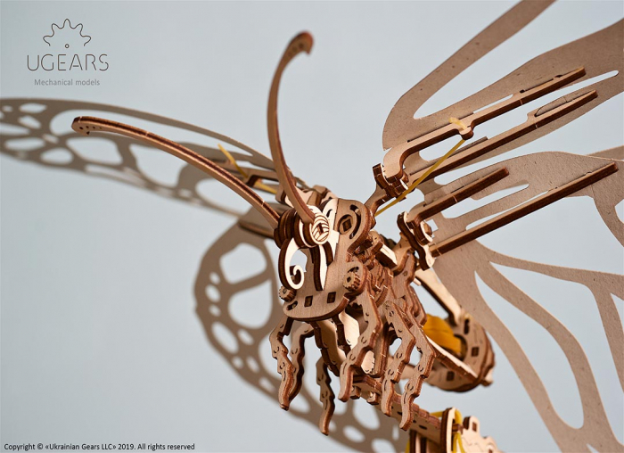 Puzzle 3D Fluture mecanic Ugears [11]