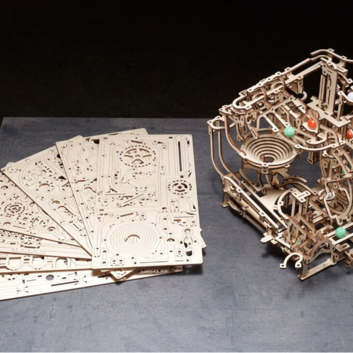 Puzzle 3D Marble run Tiered, Ugears [2]