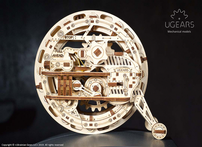 Puzzle 3D Monociclu Ugears [7]