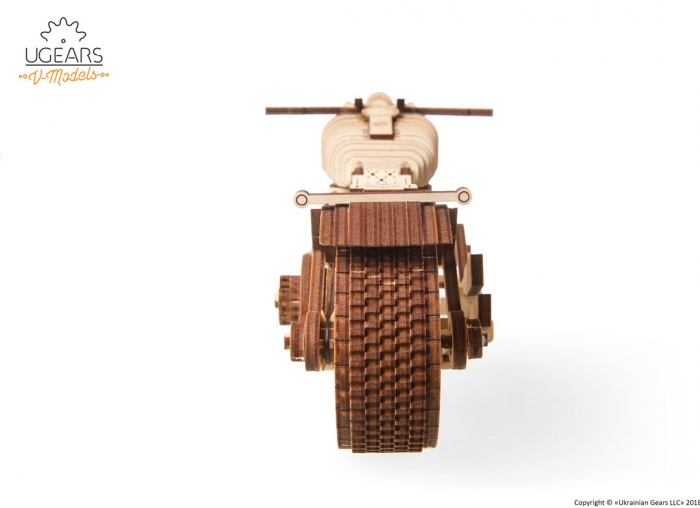 Puzzle 3D Motocicleta VM-02 din lemn Ugears [18]