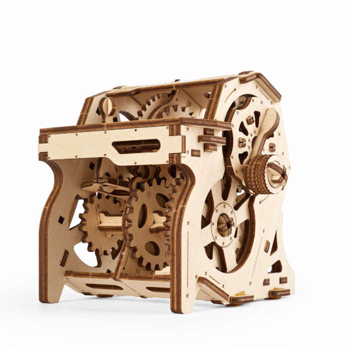 Puzzle 3D STEM Cutia de viteze din lemn Ugears [4]