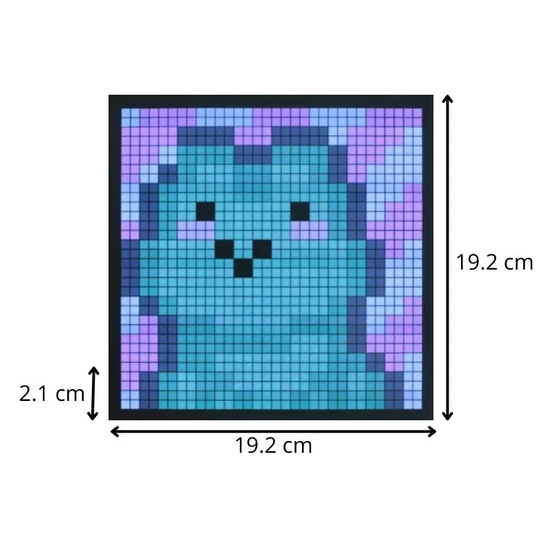 Rama Foto Digitala Pixel Art Display LED RGB cu aplicatie smart [12]