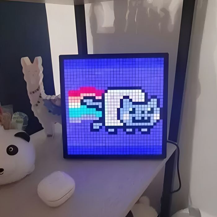 Rama Foto Digitala Pixel Art Display LED RGB cu aplicatie smart [1]