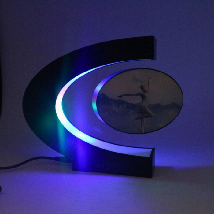 Rama foto magnetica levitanta cu iluminare RGB [4]