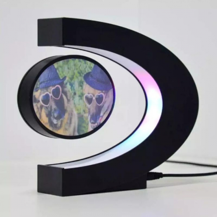 Rama foto magnetica levitanta cu iluminare RGB [12]