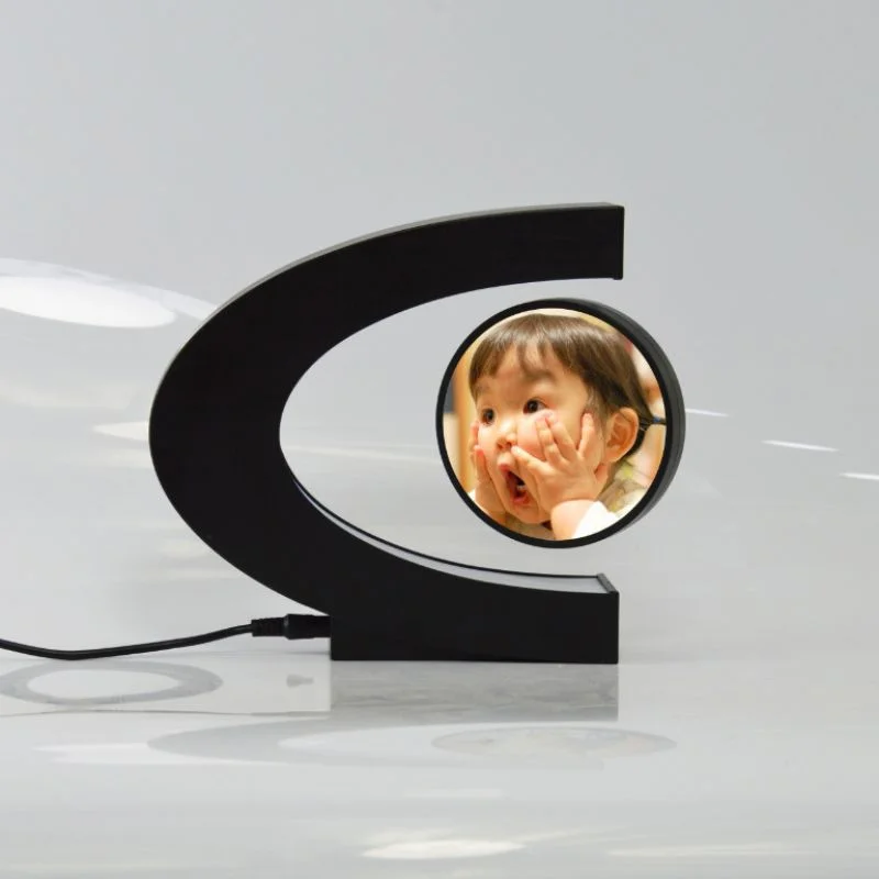 Rama foto magnetica levitanta cu iluminare RGB [5]