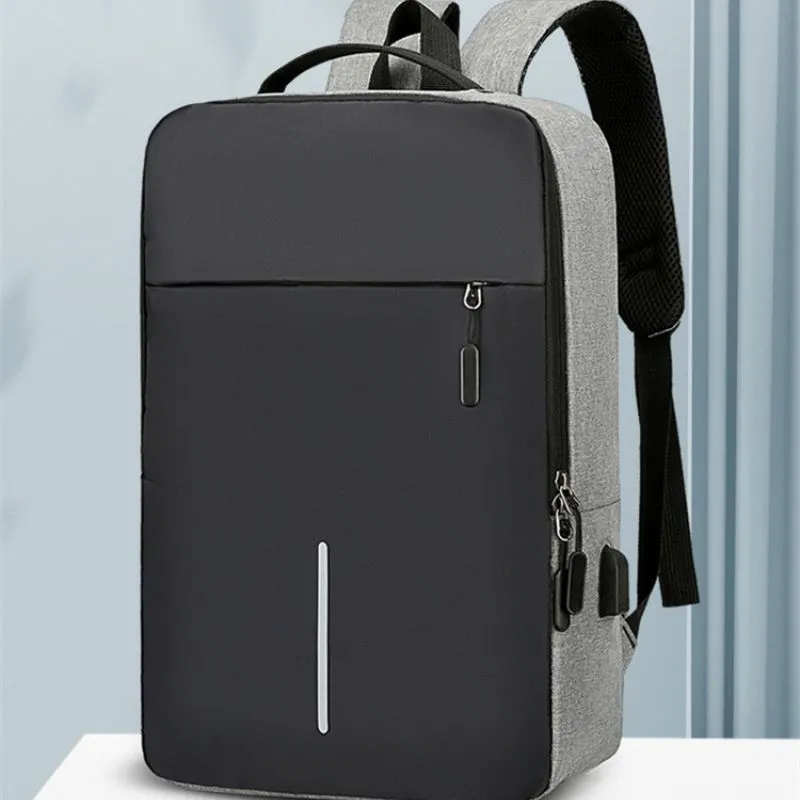 Rucsac Laptop Business cu USB Gri [3]