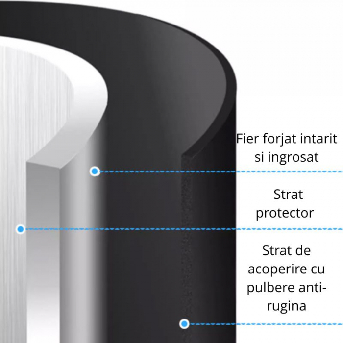 Scurgator vase cu manere din lemn [3]