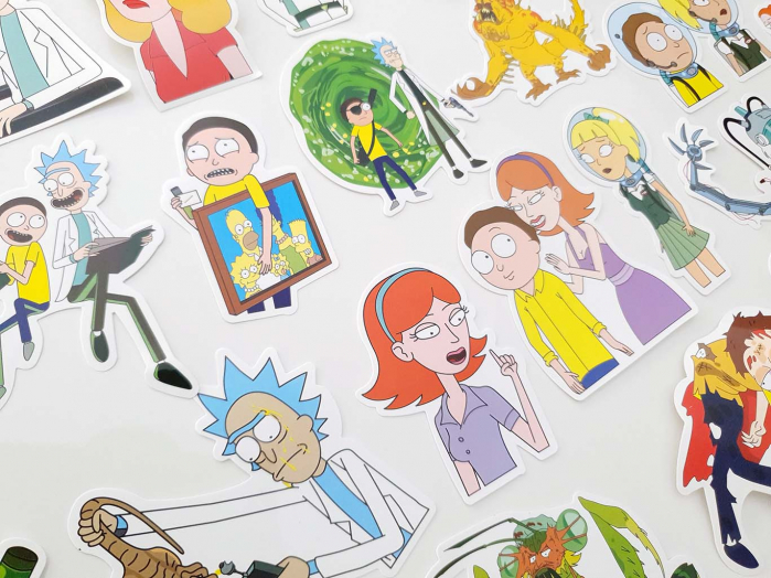 Set 50 stickere laptop Rick and Morty [6]
