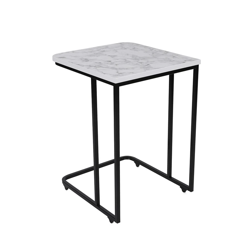 Set 3 mese suprapuse Zigon, alb negru, structura metalica [5]