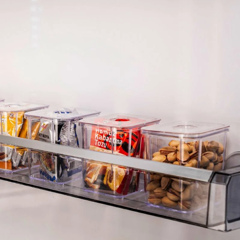 Set 6 cutii de depozitare Transparent [2]