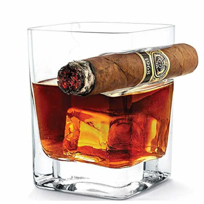 Set 6 pahare whiskey cu Suport Trabuc [12]