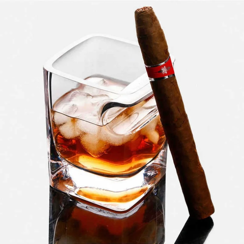 Set 6 pahare whiskey cu Suport Trabuc [10]