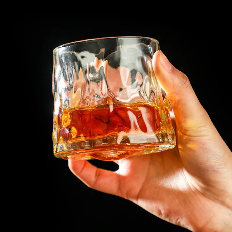 Set 6 Pahare whiskey Rotating Wavy [10]