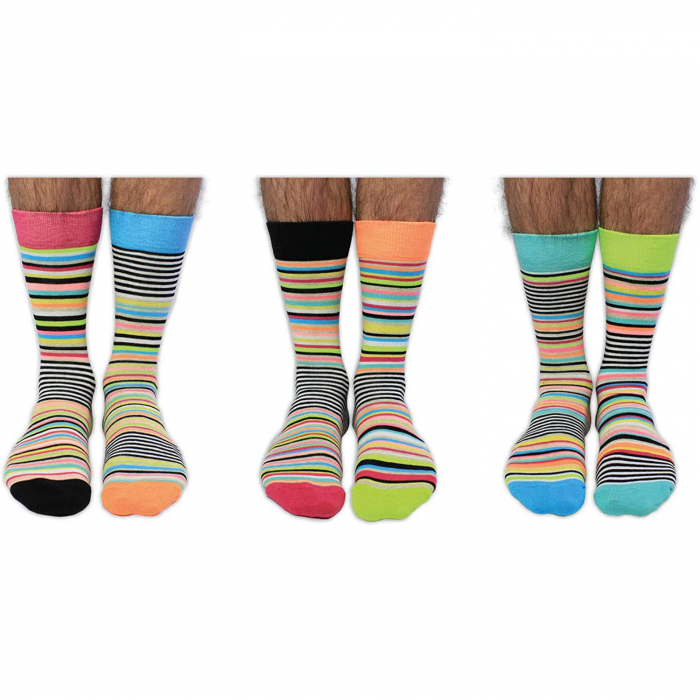 Set 6 sosete colorate cu dungi Stripe-Teasing [2]