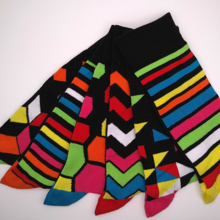Set 6 sosete colorate Socks Addict [2]