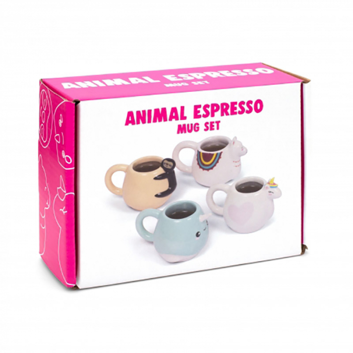 Set cadou 4 cani Espresso Animale amuzante [12]