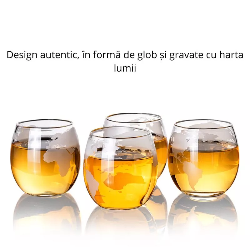 Set cadou 4 Pahare LUX Epique Glob [8]