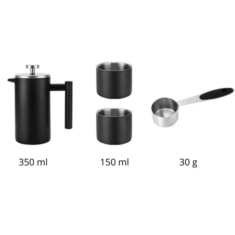 Set cadou Cafea cu Stil Infuzor si accesorii Black V60 [5]