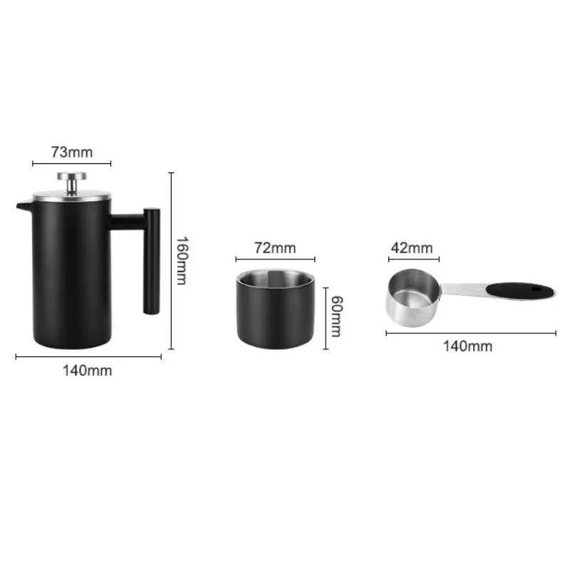 Set cadou Cafea cu Stil Infuzor si accesorii Black V60 [6]