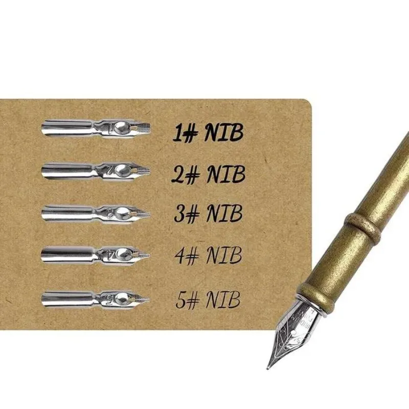 Set cadou Caligrafie Vintage cu Pana albastra si Accesorii [11]