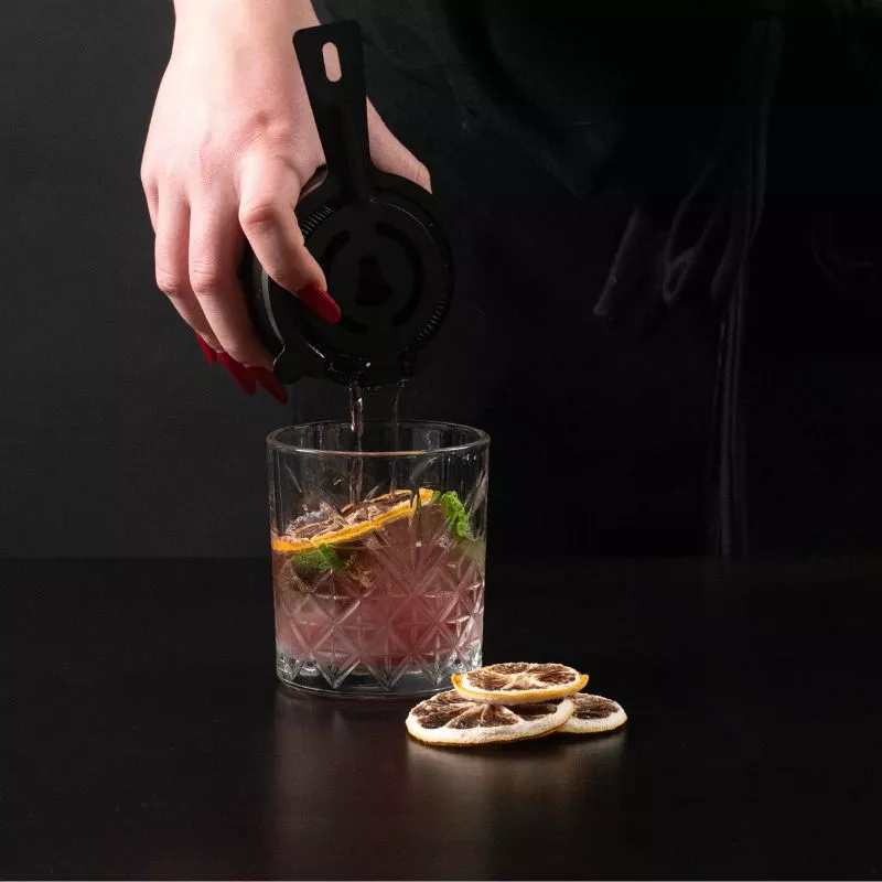 Set cadou Cocktail Shaker Mixology cu 11 accesorii 750ml Negru [20]