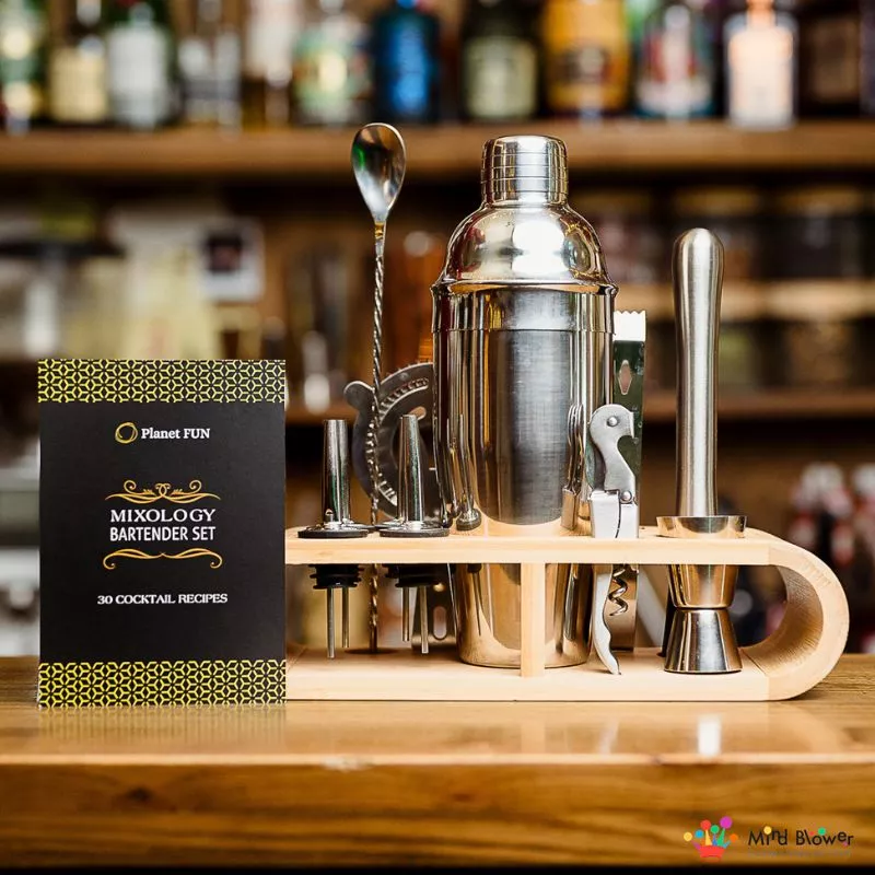 Set cadou Cocktail Shaker XL - cu 12 accesorii [9]