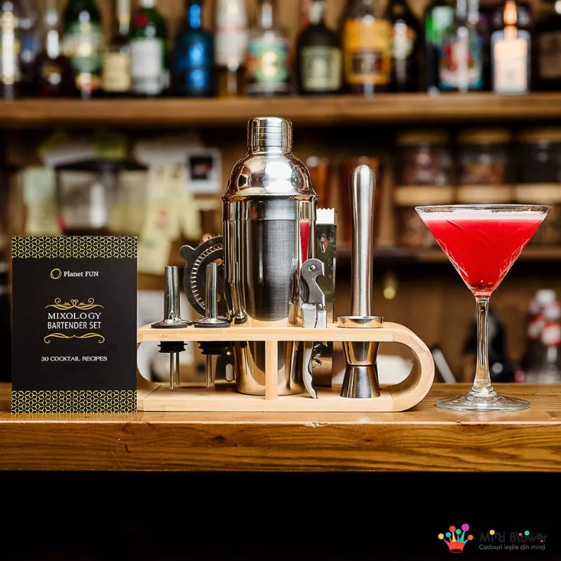 Set cadou Cocktail Shaker XL - cu 12 accesorii [2]