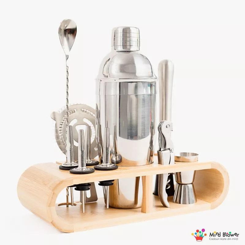 Set cadou Cocktail Shaker XL - cu 12 accesorii [21]