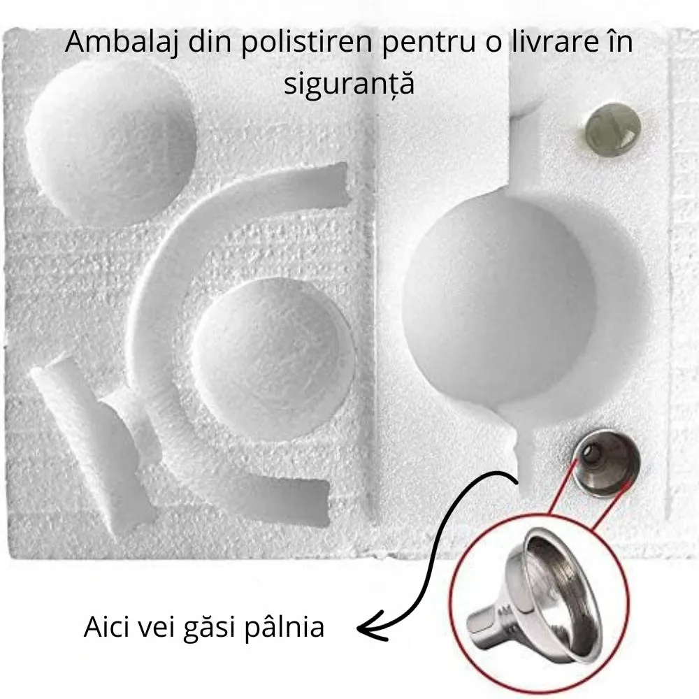 Set cadou decantor Glob Pamantesc cu doua pahare Epique [23]