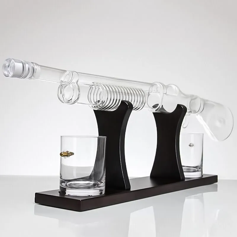 Set cadou decantor Shotgun si 2 pahare cu glont [3]