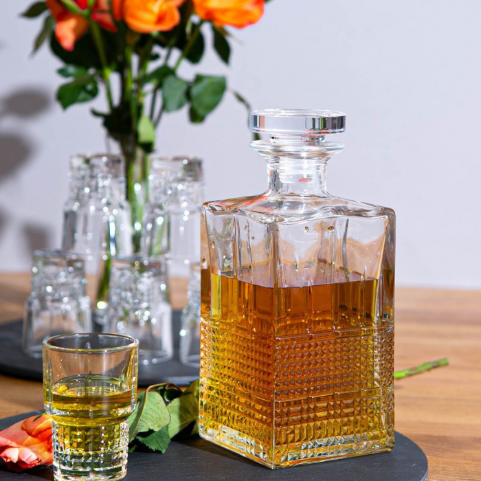 Set cadou decantor Sticla cu sase pahare Novec [2]