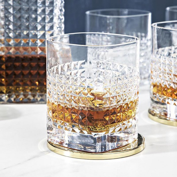 Set cadou decantor Whiskey Sticla cu 4 pahare Elixir [5]