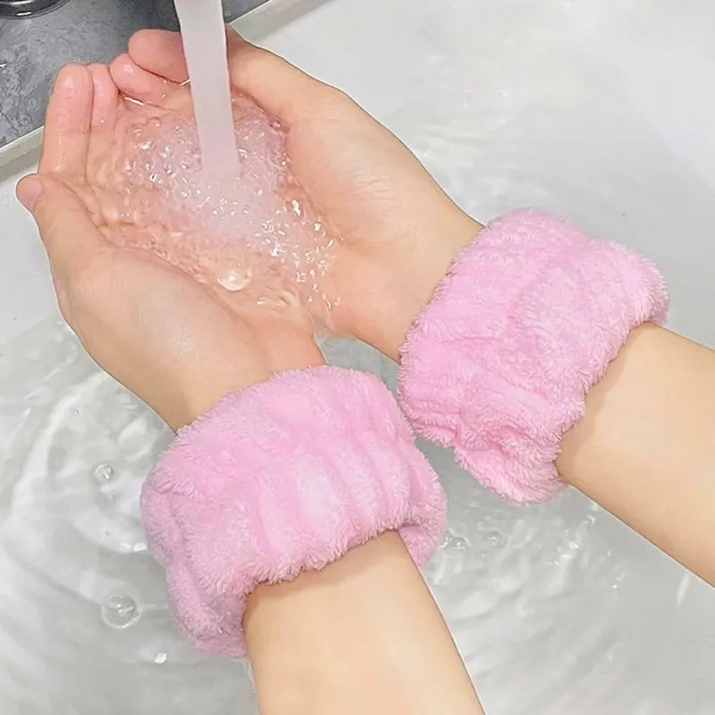 Set cadou pentru ea Bentita cosmetica Fleece cu fundita [3]