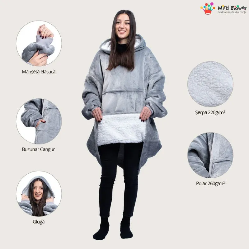 Set Cuplu 2 paturi cu maneci We're Hot Together, 165 cm [3]