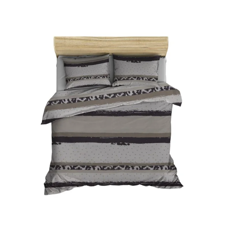 Set lenjerie bumbac 160x220 cm, model geometric [2]