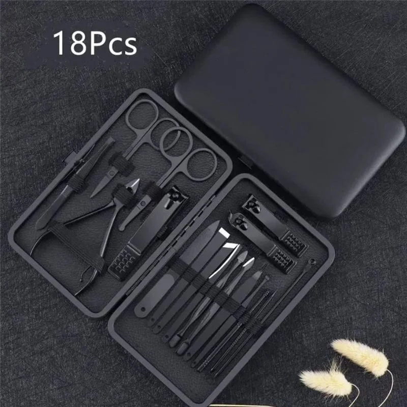Set pentru manichiura si pedichiura pentru barbati, 18 piese [3]