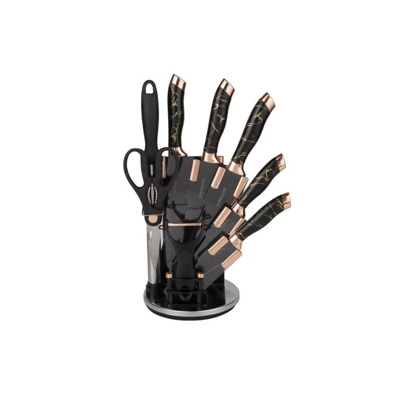 Set profesional bucatarie 9 piese cu suport rotativ [3]