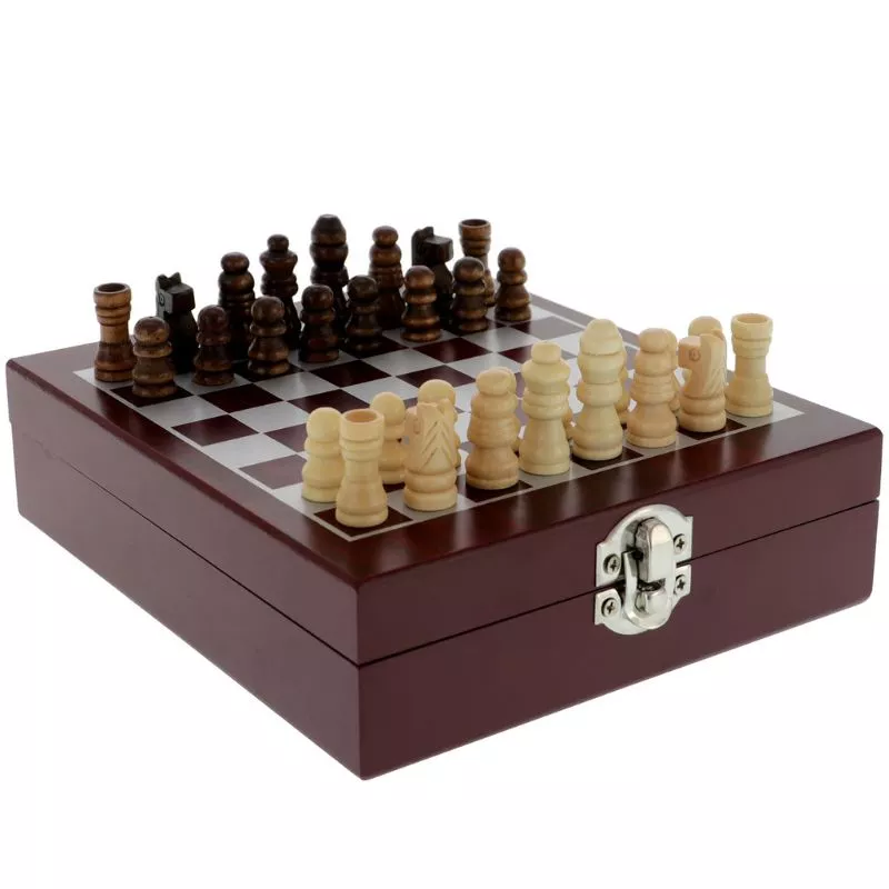 Set sah si accesorii vin Checkmate, Caseta rafinata [15]