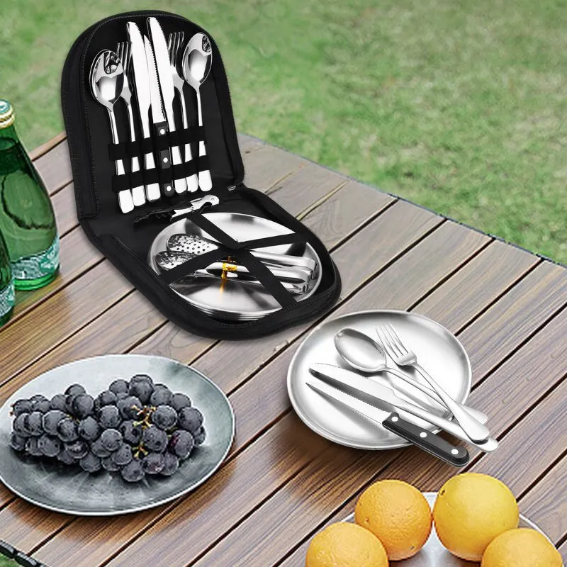 Set tacamuri si farfurii pentru picnic 20 piese [2]