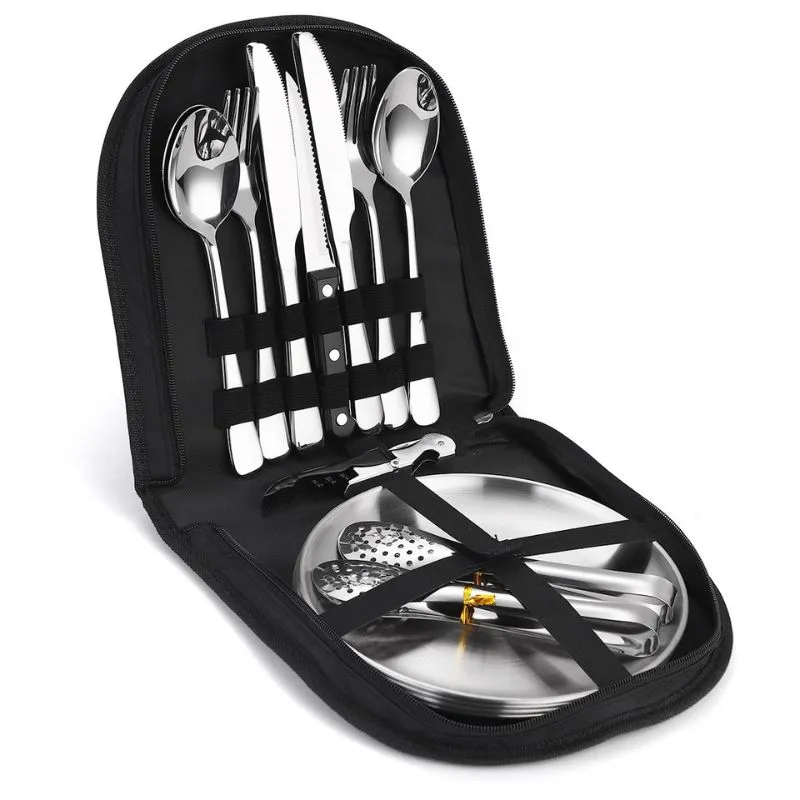 Set tacamuri si farfurii pentru picnic 20 piese [9]