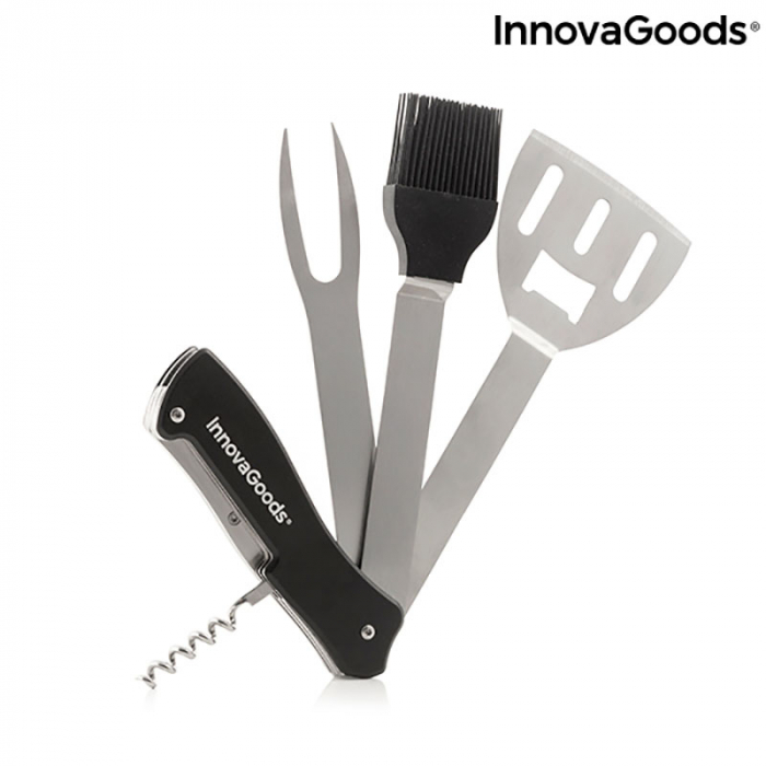 Set ustensile gratar 5 in 1 BBKit [8]