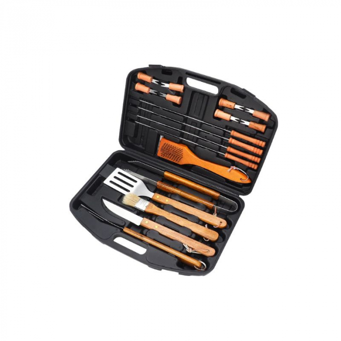 Set valiza cu 18 ustensile gratar [4]
