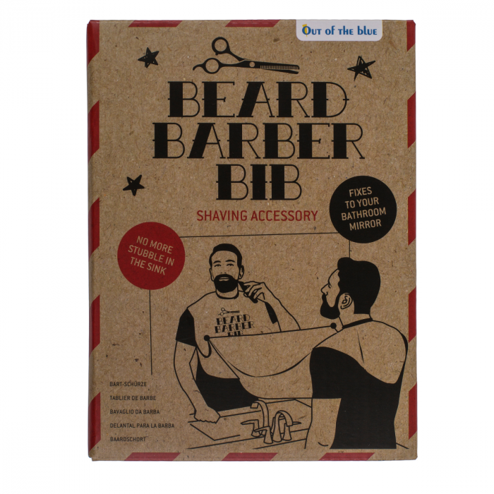Sort de barbierit Beard Barber Bib [6]